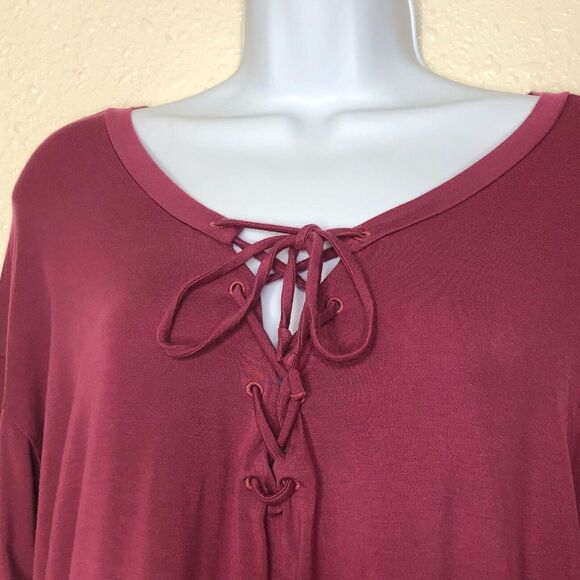 Victoria’s Secret PINK Super Soft small front lace long sleeve shirt - Picture 3 of 12